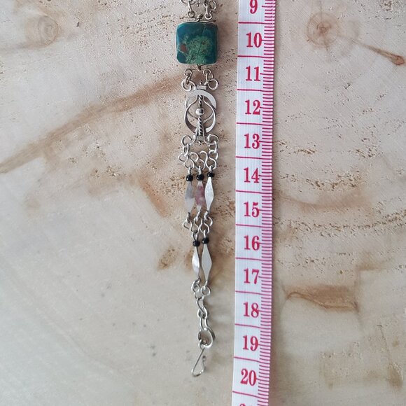 Turquoise Bohemian Style Bracelet - Picture 7 of 7